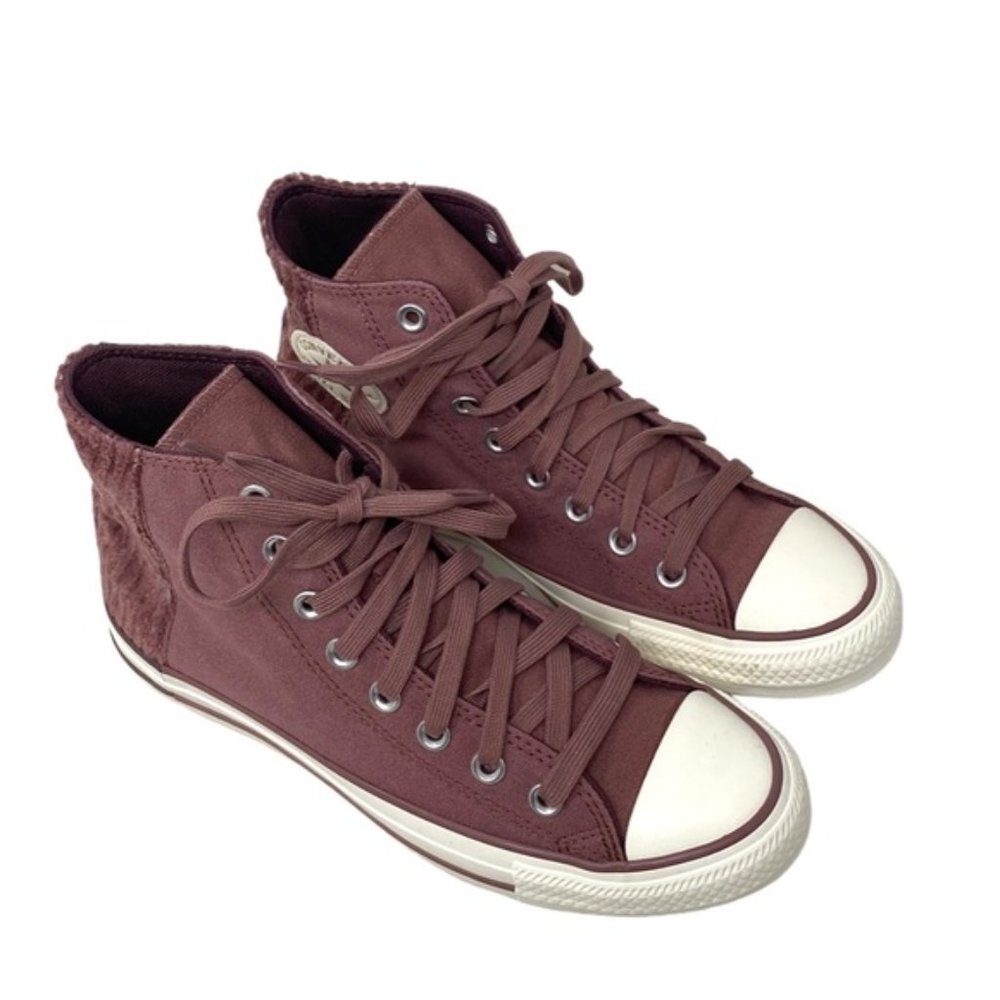 Converse Ctas High Top Sneakers Skate For Men Casual Shoe Brown Canvas A01343F - Picture 4 of 10